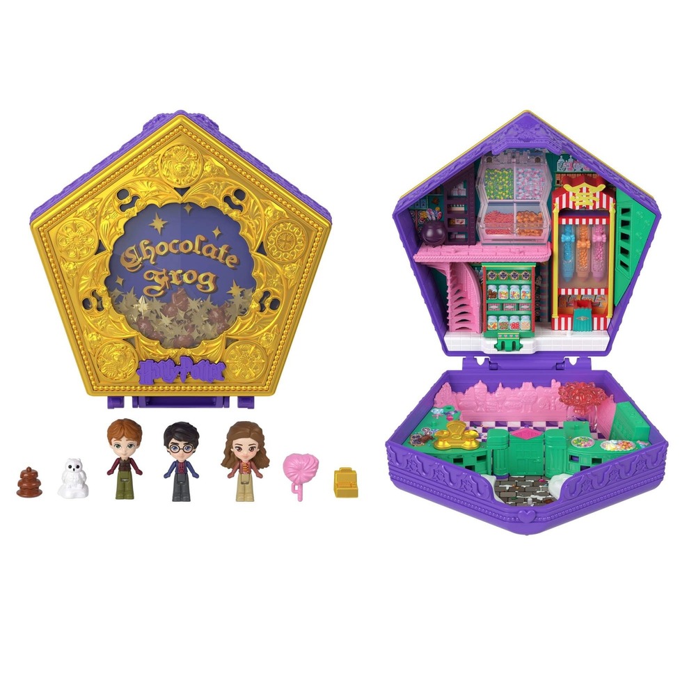 Polly Pocket Harry Potter Chocolate Frog Compact Playset Mattel New Sealed